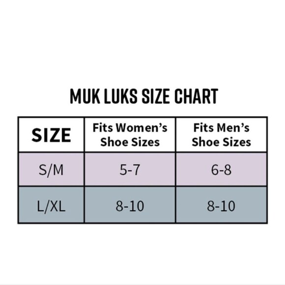 Muk Luks Women's Fuzzy Chenille Plush Lined Cabin Socks, 2-Pack, Size L/XL - Picture 5 of 8